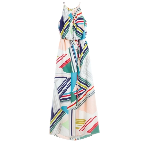 Chico's Petite Multi Geo Print Maxi dress - Picture 11 of 12
